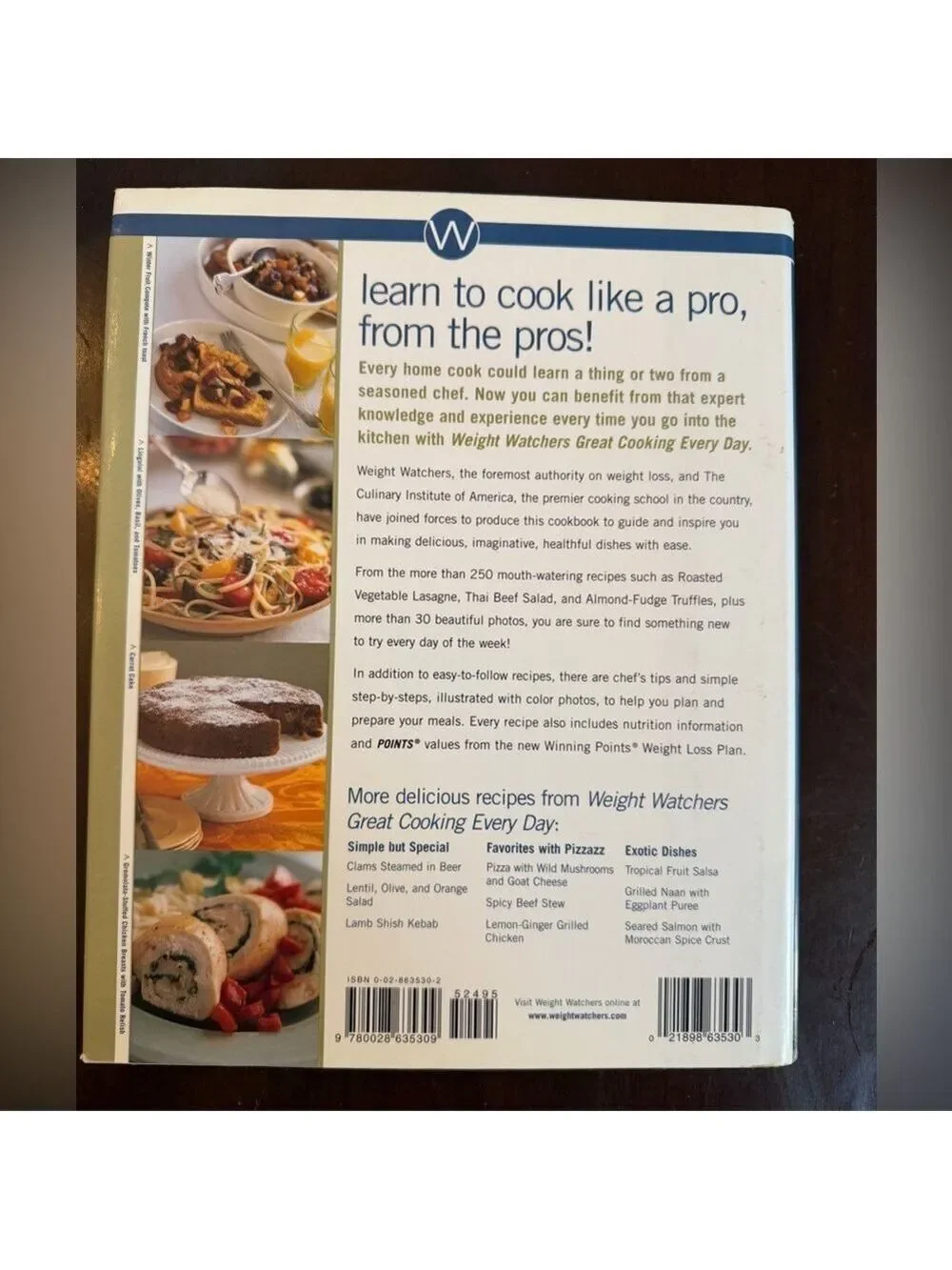 Weight Watchers - Great Cooking Every Day Cookbook 2001 Hardcover